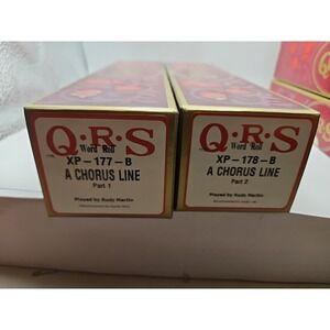 Vintage QRS Player Piano Rolls  - A CHORUS LINE, 2 Roll Complete Set. (I)